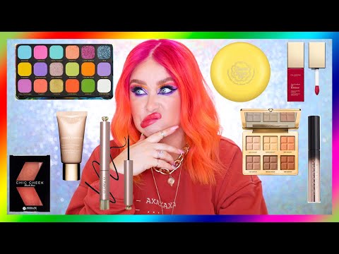 Видео: ВСЕ лицо первых впечатлений! 🌈  I Revolution, Too Faced, Clarins