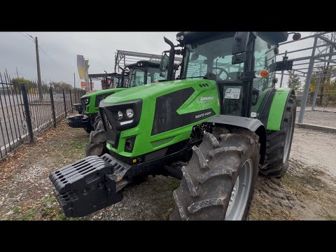 Видео: Трактор Дойц Фар на огляді 115 к.с. 