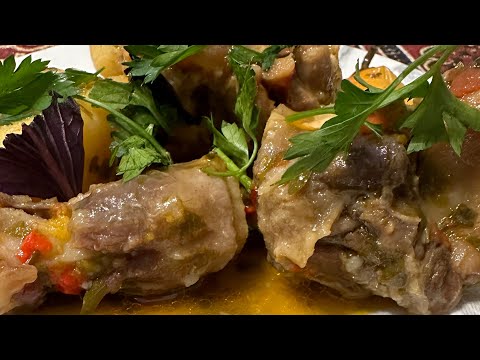 Видео: Տավարի պոչով խաշլամա-անմահական համ ու հոտ -մինչև հասա բան չէր մնացել😂хашлама из хвоста говядины👍