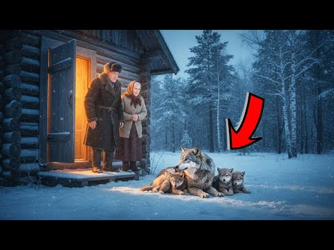 Видео: При –30°C мать-волчица просила приюта — то, что сделали старики, повергло всех в ШОК!