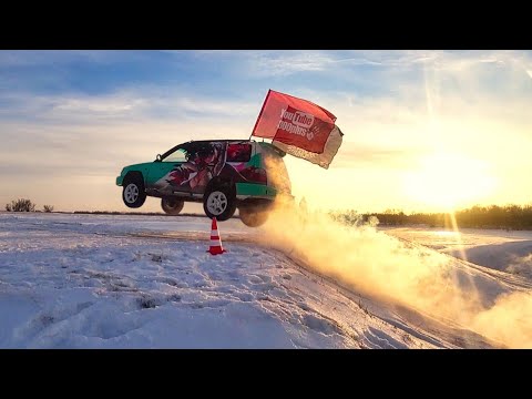 Видео: Взлетаем на Subaru с полосы пос. Луговое