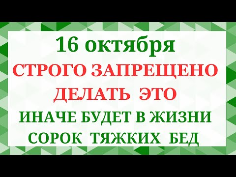 Видео: 16 октября Денис Позимний. Что нельзя делать 16 октября. Народные приметы и традиции