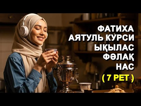Видео: КҮНДЕ 7 РЕТ: ФАТИХА, АЯТУЛЬ КУРСИ, ЫҚЫЛАС, ФӘЛАҚ, НАС СҮРЕЛЕРІН ТЫҢДАҢЫЗ! | КУРАН СУРЕЛЕР