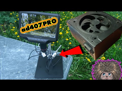 Видео: Мечта каждого ПАЯЛЬЩИКА? Микроскоп для пайки электроники! AD407PRO