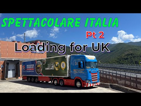 Видео: Из Великобритании в Италию — #europeantrucking Часть 2 из 3