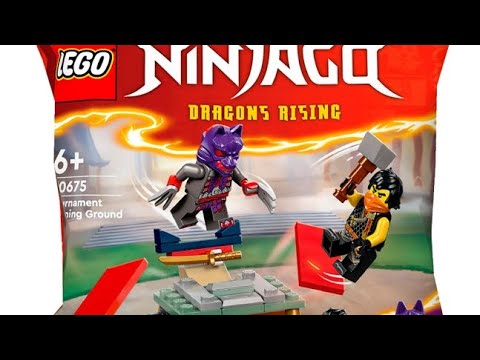 Видео: Обзор+Сборка Lego Ninjago 30675 "Тренировочное место для турнира"