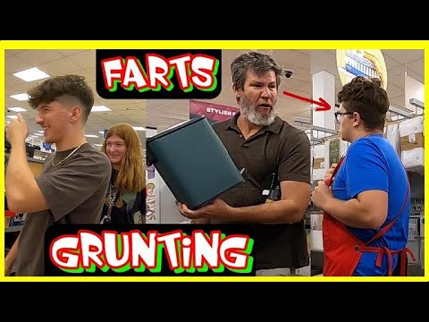 Видео: ПУКАЕТ с хрюкающими звуками и смешными рожицами! 😜💩 (розыгрыш с пуком №6)