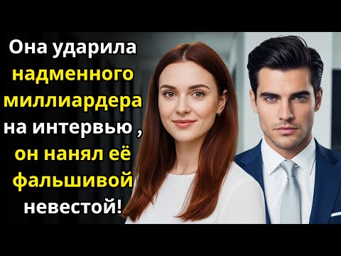 Видео: Она ударила надменного миллиардера на интервью — он нанял её фальшивой невестой!