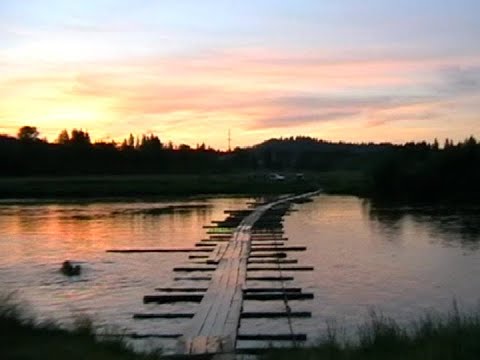 Видео: Плавучий мост через реку Сылва| Село Шамары, Свердловская область| Добрый приём в доме старообрядцев