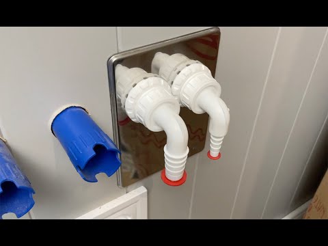 Видео: Монтаж сифона для стиральной и сушильной машины Hutterer & Lechner HL4000.2