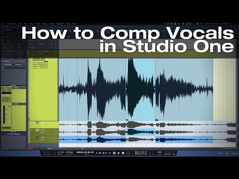 Видео: Как компилировать вокал в #StudioOne