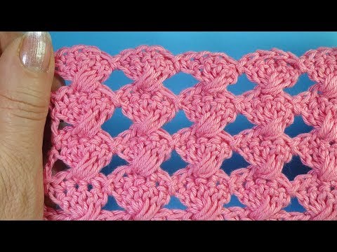 Видео: ПЕРВОКЛАССНЫЙ узор крючком с перекрещиванием Узор вязания 137
