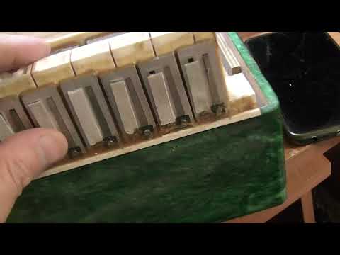 Видео: Гармонь Кубань зелёный перламутр  АФМИ ч 1