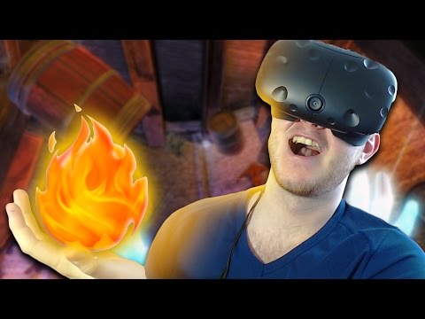 Видео: СИМУЛЯТОР ВОЛШЕБНИКА В ВИРТУАЛЬНОЙ РЕАЛЬНОСТИ | Waltz Of The Wizard (HTC Vive)