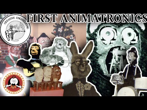 Видео: Первые аниматроники от Creative Engineering