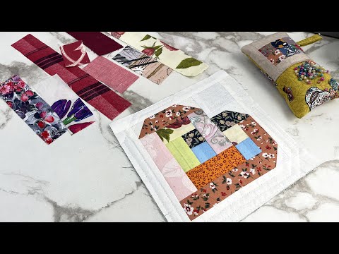 Видео: Превратите кусочки ткани в красивые лоскутные блоки.