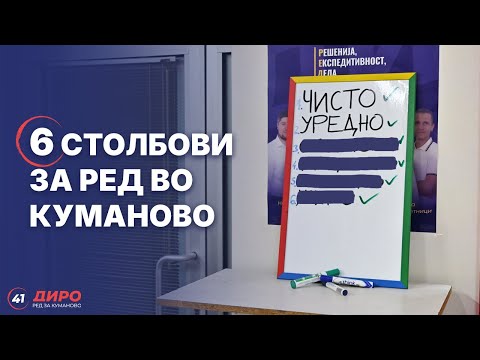 Видео: Презентација на програма "РЕД ЗА КУМАНОВО"