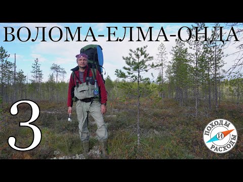 Видео: Волома-Елма-Онда.Часть 3 (волок с Воломы на Елмозеро).Карелия.Пеше-водный поход на пакрафте Иволга.