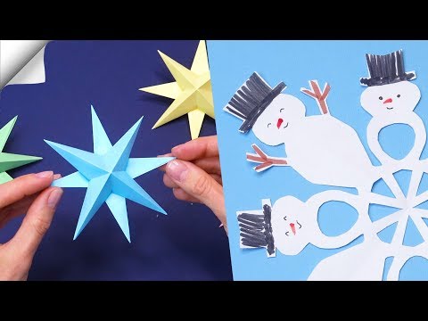 Видео: 5 рождественские ремесел для детей | Поделки поделки из бумаги для детей