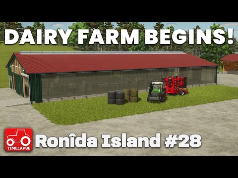 Видео: НАЧИНАЕМ СТРОИТЬ МОЛОЧНУЮ ФЕРМУ!! Остров Ронида FS25 Таймлапс Farming Simulator 25 Эпизод 28
