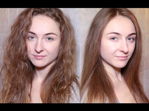 Видео: Как уложить непослушные вьющиеся волосы