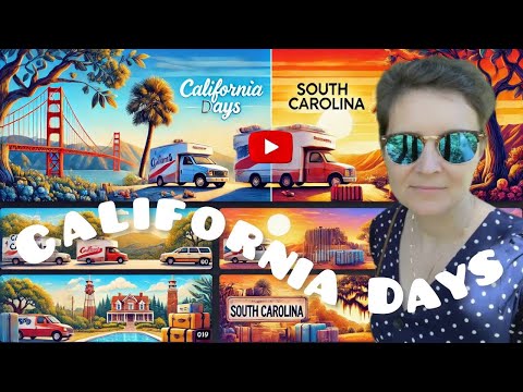 Видео: Vlog#438 | Калифорнийские будни: начинаем собираться в Южную Каролину.