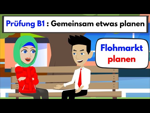 Видео: Экзамен B1 (DTZ) Планируем что-то вместе | Планируйте блошиный рынок