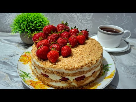 Видео: ТОРТ Без ВЫПЕЧКИ и Без ДУХОВКИ ПОДПИСЫВАЙТЕСЬ #торт #торты #video #youtube #cake #cakes #new #top