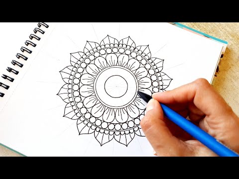 Видео: Мандала с НУЛЯ! Рисуем и общаемся!😍