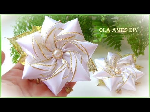Видео: 😍Они Вам Точно Понравятся ❤️️КРАСИВЫЕ и Такие ПРОСТЫЕ ЦВЕТЫ из Лент/ Kanzashi/Flor de Fita/Ola ameS