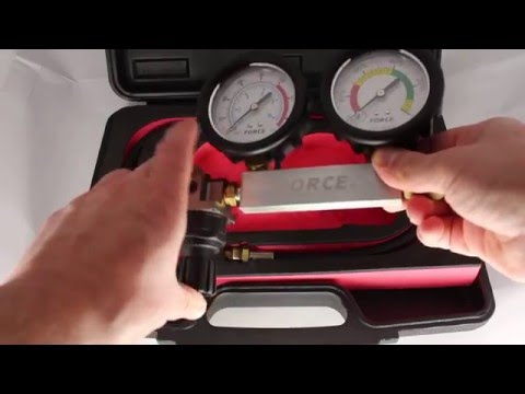 Видео: Пневмотестер Force 902G3 (тестер утечек в цилиндрах). Магазин CarElectro.com.ua