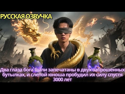Видео: Дваглаза бога были запечатаныв двух заброшенныхбутылкахи слепой юноша пробудил их силу спустя3000лет