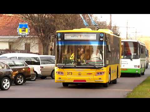 Видео: Черкаський тролейбус— Листопад 2014 / Cherkasy trolleybus— November 2014