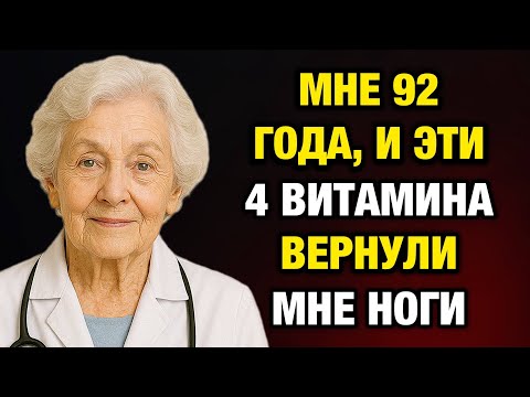 Видео: Я снова хожу без боли! Эти 4 витамина вернули мне ноги после 60!