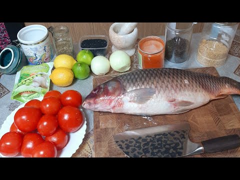 Видео: Шикарное блюдо из рыбы.Коктал из сазана и пельмени с икрой!!!!
