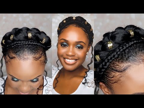 Видео: ЛЕГКАЯ КОСИЧКА-ГАЛО НА КОРОТКИХ НАТУРАЛЬНЫХ ВОЛОСАХ С ИСПОЛЬЗОВАНИЕМ КОСИЧНЫХ ВОЛОС