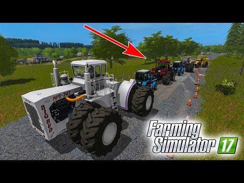 Видео: РУССКИЕ ТРАКТОРА ПРОТИВ ОГРОМНОГО АМЕРИКАНЦА! КТО КОГО? Farming Simulator 17