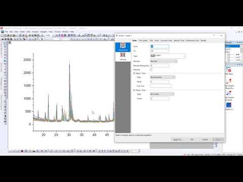 Видео: Построение дифрактограм в Origin 2018