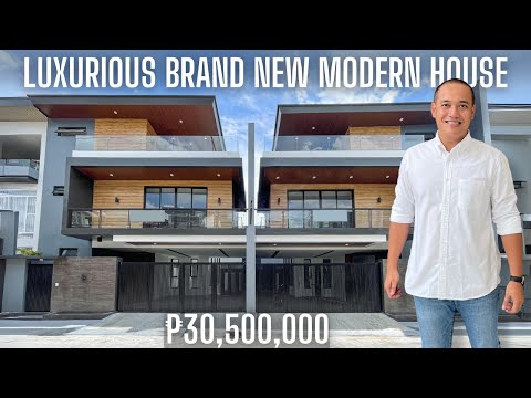 Видео: Обзор дома 338 | Роскошный современный дом на продажу в жилом комплексе Greenwoods Executive Vill...