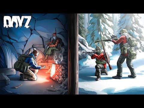Видео: СЕКРЕТНАЯ ПЕЩЕРА! Мы проучили НАГЛЫЙ АЛЬЯНС рейдеров! - DayZ Frostline