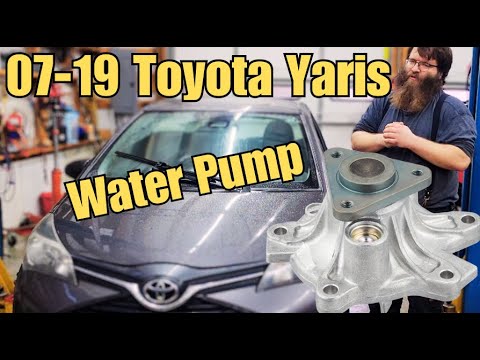 Видео: 07-19 Замена водяного насоса Toyota Yaris 1.5L.
