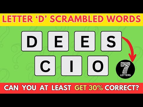 Видео: Игры в слова (7 букв) | 20 слов, начинающихся на букву «D» | Викторина «Угадай слово»