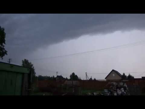 Видео: Сильная гроза с высокой электроактивностью и мощным ливнем в Ярославле 24 июля 2019 г.