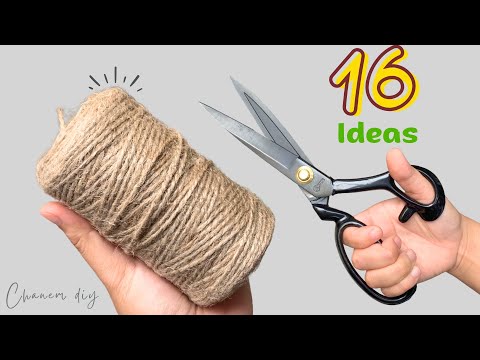 Видео: 16 Идей рукоделия из джута 😍 Идеи для домашнего декора и хранения, сделанные вручную 👉DIY #2024