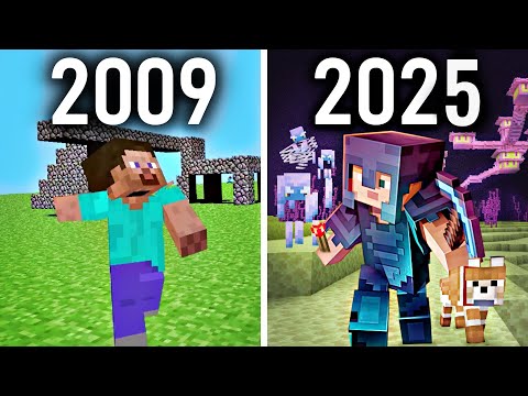 Видео: Эволюция Minecraft 2009-2025 (Обновление 1.22)