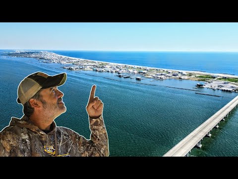 Видео: Мы отправились в путешествие на единственный обитаемый Барьерный остров в Луизиане! {Гранд-Айл}