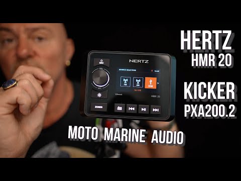 Видео: Морское аудио: Hertz KMC20 и усилитель Kicker PXA200.2 для мотоциклов и катеров