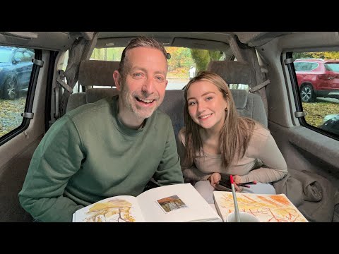 Видео: Derwent Inktense с вашей дочерью