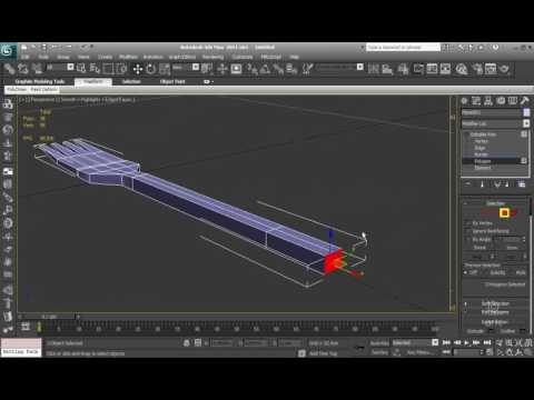 Видео: Моделирование вилки и домика в 3D MAX