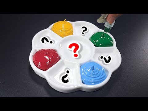 Видео: Как создать красивые цвета из мадженты, жёлтого, зелёного и небесно-голубого | Удовлетворяющее смеши